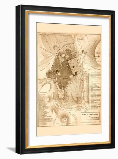 Solomon's Temple - Jerusalem-Frederick Catherwood-Framed Art Print