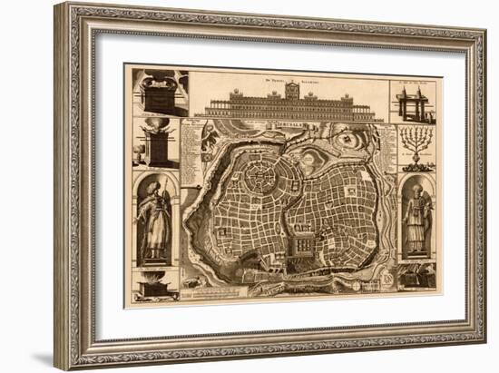 Solomon's Temple - Jerusalem-null-Framed Art Print