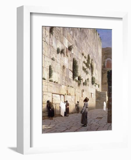 Solomon's Wall, Jerusalem-Jean Leon Gerome-Framed Giclee Print