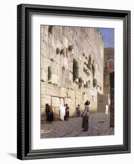 Solomon's Wall, Jerusalem-Jean Leon Gerome-Framed Giclee Print