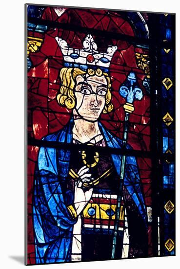 Solomon, Stained Glass, Chartres Cathedral, France, 1194-1260-null-Mounted Photographic Print