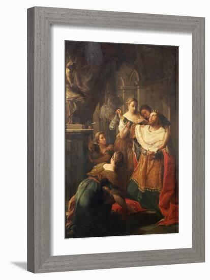 Solomon Worshiping False Gods-Pompeo Batoni-Framed Giclee Print