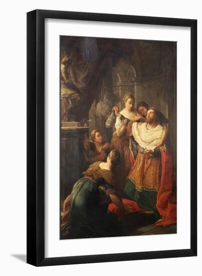 Solomon Worshiping False Gods-Pompeo Batoni-Framed Giclee Print