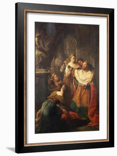 Solomon Worshiping False Gods-Pompeo Batoni-Framed Giclee Print