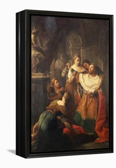 Solomon Worshiping False Gods-Pompeo Batoni-Framed Premier Image Canvas