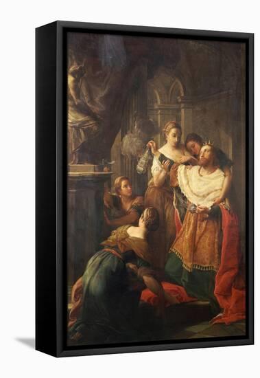 Solomon Worshiping False Gods-Pompeo Batoni-Framed Premier Image Canvas