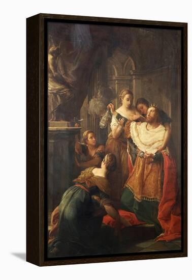 Solomon Worshiping False Gods-Pompeo Batoni-Framed Premier Image Canvas
