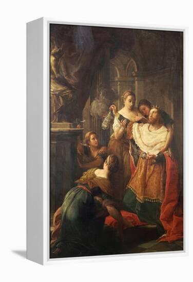 Solomon Worshiping False Gods-Pompeo Batoni-Framed Premier Image Canvas