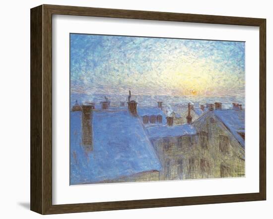 Soluppgang over Taken-Eugene Jansson-Framed Giclee Print