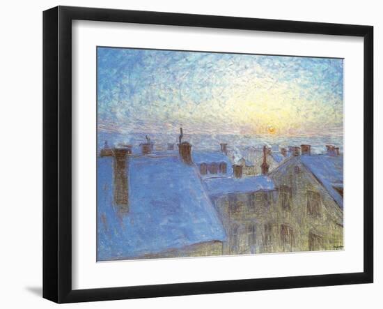 Soluppgang over Taken-Eugene Jansson-Framed Giclee Print