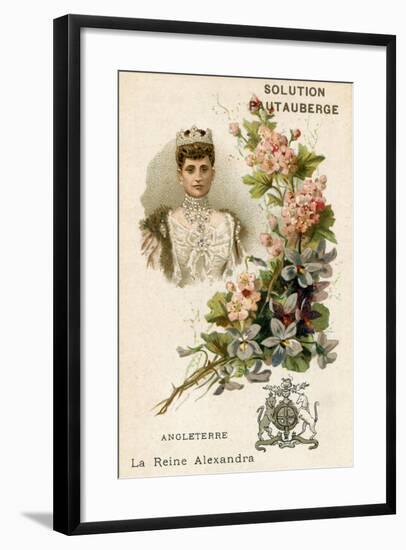 Solution Pautauberge Trade Card, Alexandra of Denmark-null-Framed Giclee Print