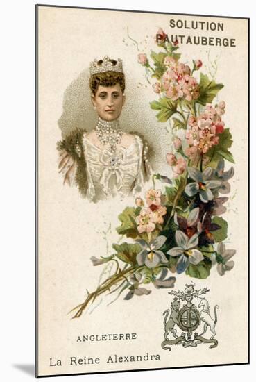 Solution Pautauberge Trade Card, Alexandra of Denmark-null-Mounted Giclee Print