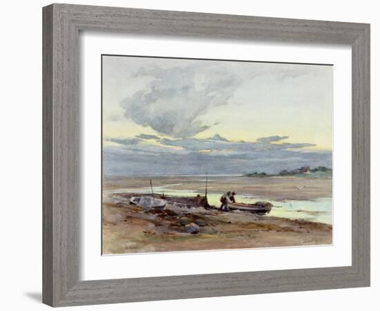 Solway Sands-John Edgar Mitchell-Framed Giclee Print