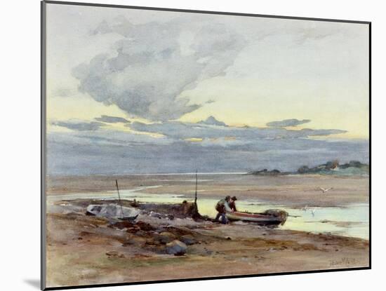 Solway Sands-John Edgar Mitchell-Mounted Giclee Print