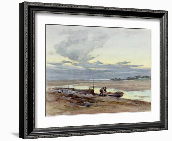 Solway Sands-John Edgar Mitchell-Framed Giclee Print