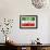 Somaliland Flag-daboost-Framed Art Print displayed on a wall