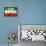 Somaliland Flag-daboost-Framed Stretched Canvas displayed on a wall