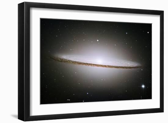 Sombrero Galaxy (M104), HST Image-null-Framed Photographic Print