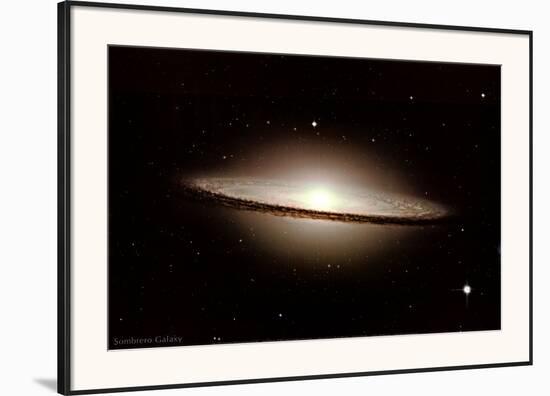 Sombrero Galaxy - ©Spaceshots-null-Framed Art Print