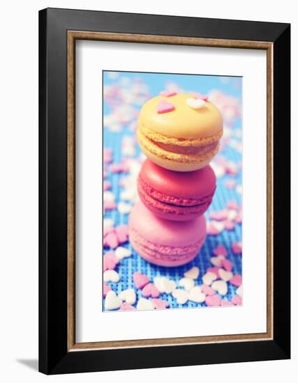 Some Appetizing Macarons of Different Flavors-nito-Framed Photographic Print