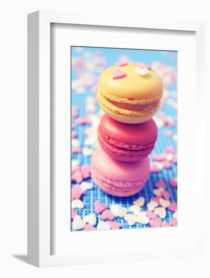 Some Appetizing Macarons of Different Flavors-nito-Framed Photographic Print