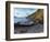 Some boats on a pier below a cliff in Sao Miguel Island in the Azores, Portugal, Atlantic, Europe-Francesco Fanti-Framed Photographic Print