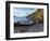 Some boats on a pier below a cliff in Sao Miguel Island in the Azores, Portugal, Atlantic, Europe-Francesco Fanti-Framed Photographic Print