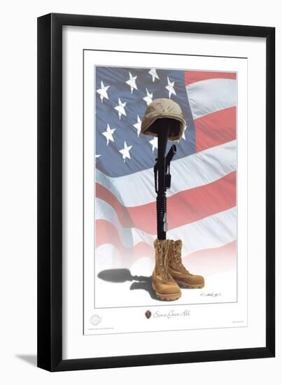 Some Gave All-Marc Wolfe-Framed Giclee Print