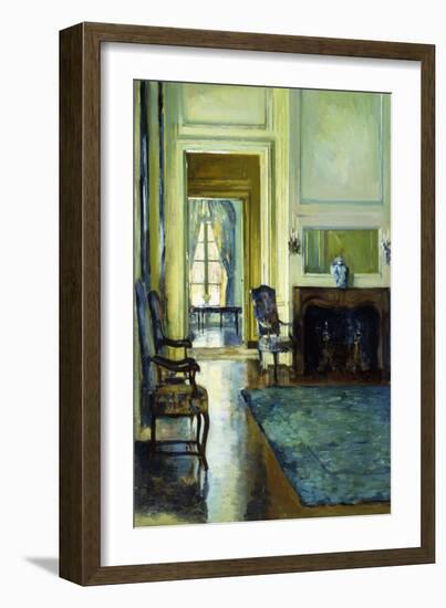 Some House, 1915 (Oil on Canvas)-Alson Skinner Clark-Framed Giclee Print