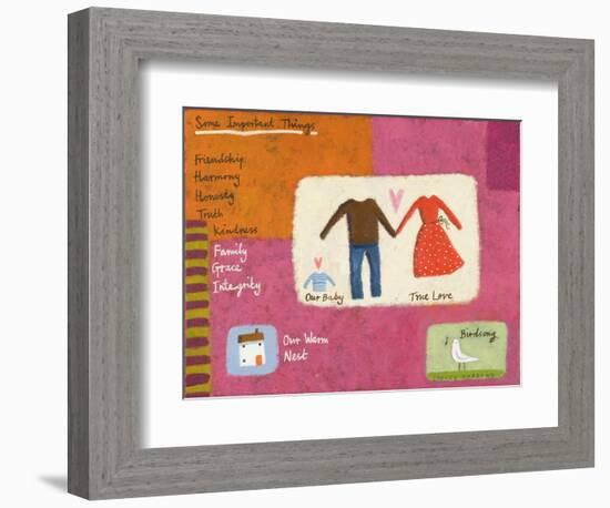 Some Important Things-Sophie Harding-Framed Giclee Print
