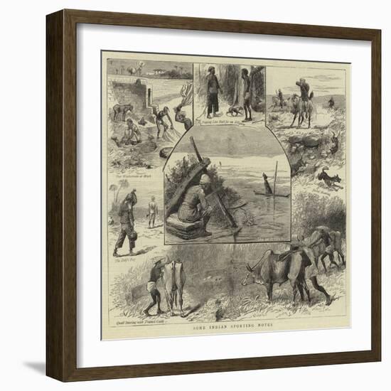 Some Indian Sporting Notes-null-Framed Giclee Print