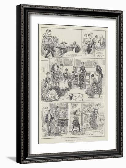 Some Indoor Games for Long Evenings-Edward Morant Cox-Framed Giclee Print