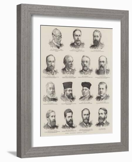 Some Leading London Jews-null-Framed Giclee Print