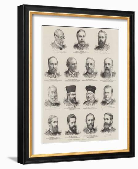 Some Leading London Jews-null-Framed Giclee Print