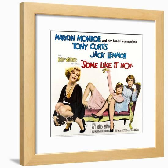 Some Like it Hot, 1959-null-Framed Giclee Print