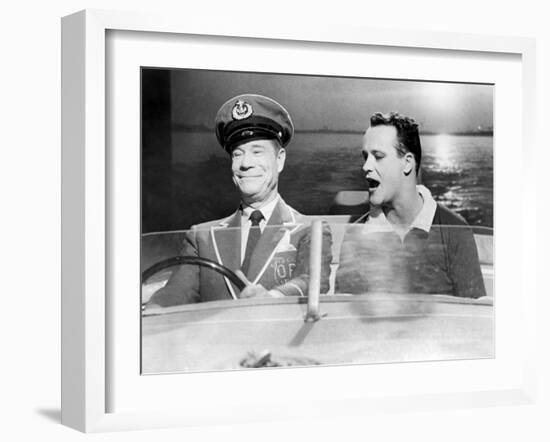 Some Like It Hot, Jack Lemmon, Joe E. Brown, 1959-null-Framed Photo