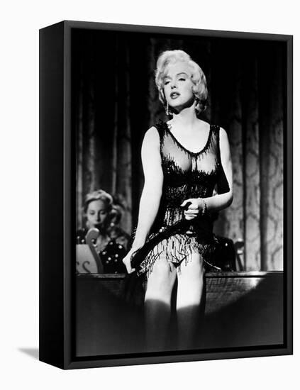 Some Like it Hot, Marilyn Monroe, 1959-null-Framed Stretched Canvas