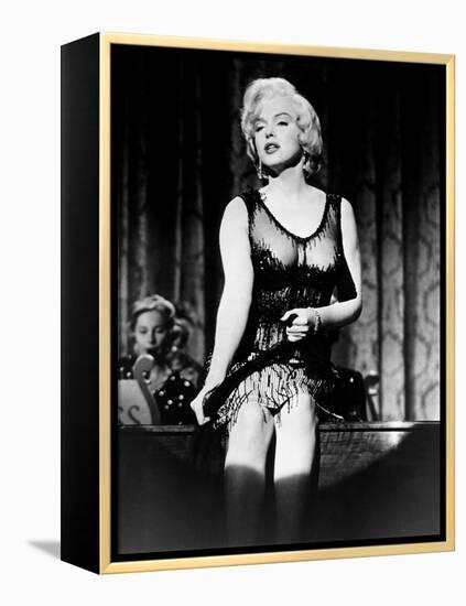 Some Like it Hot, Marilyn Monroe, 1959-null-Framed Stretched Canvas