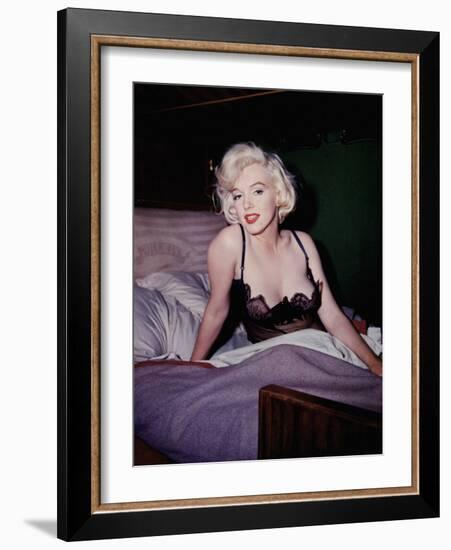 Some Like it Hot, Marilyn Monroe, 1959-null-Framed Premium Photographic Print