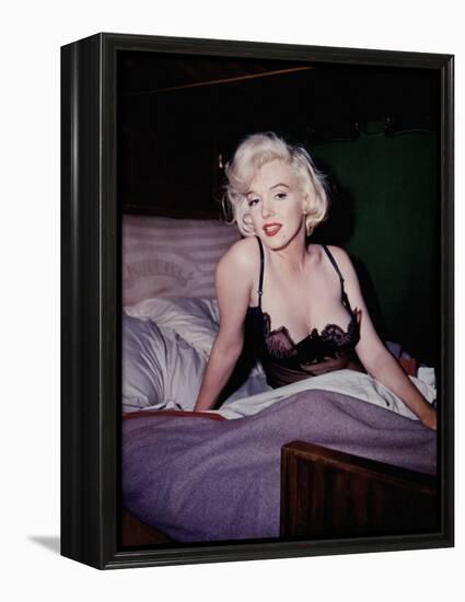 Some Like it Hot, Marilyn Monroe, 1959-null-Framed Stretched Canvas