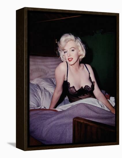 Some Like it Hot, Marilyn Monroe, 1959-null-Framed Stretched Canvas