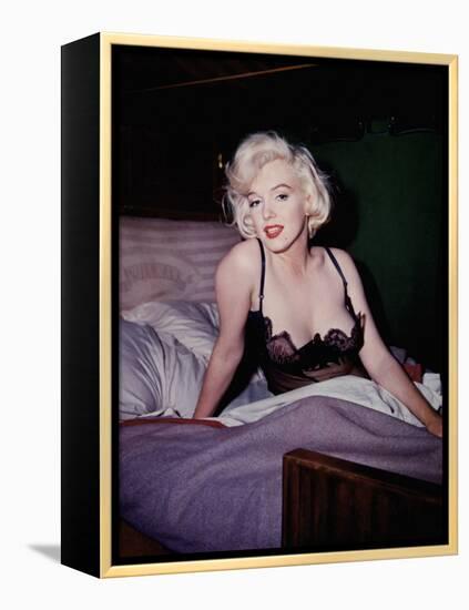 Some Like it Hot, Marilyn Monroe, 1959-null-Framed Stretched Canvas