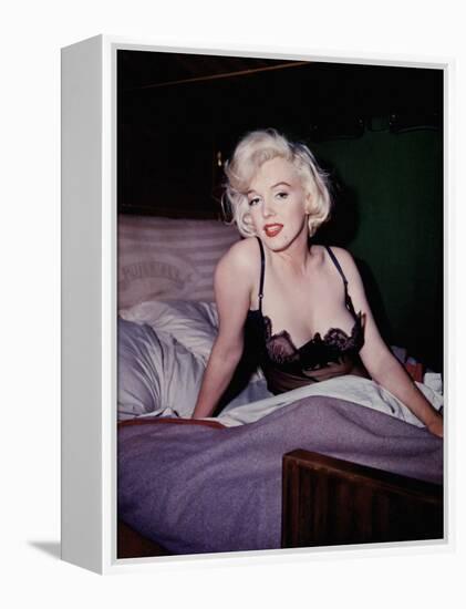 Some Like it Hot, Marilyn Monroe, 1959-null-Framed Stretched Canvas