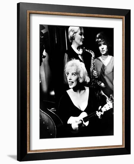 Some Like it Hot, Marilyn Monroe, 1959-null-Framed Art Print