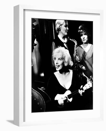 Some Like it Hot, Marilyn Monroe, 1959-null-Framed Art Print