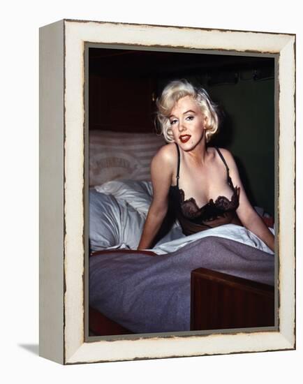 Some Like it Hot, Marilyn Monroe, Directed by Billy Wilder, 1959-null-Framed Stretched Canvas