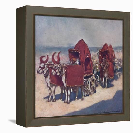 'Some Native Vehicles', 1903-Mortimer L Menpes-Framed Premier Image Canvas