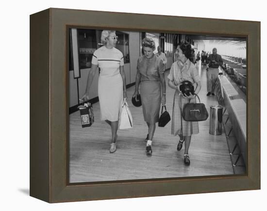 Some of the Bloomfield Hills Society Women Who Bowls in a League-null-Framed Premier Image Canvas