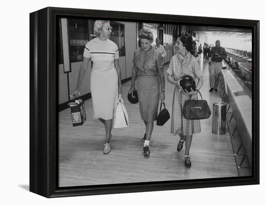 Some of the Bloomfield Hills Society Women Who Bowls in a League-null-Framed Premier Image Canvas