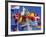 Some of the Flags of the European Union, La Defense, Paris, France, Europe-Neale Clarke-Framed Photographic Print